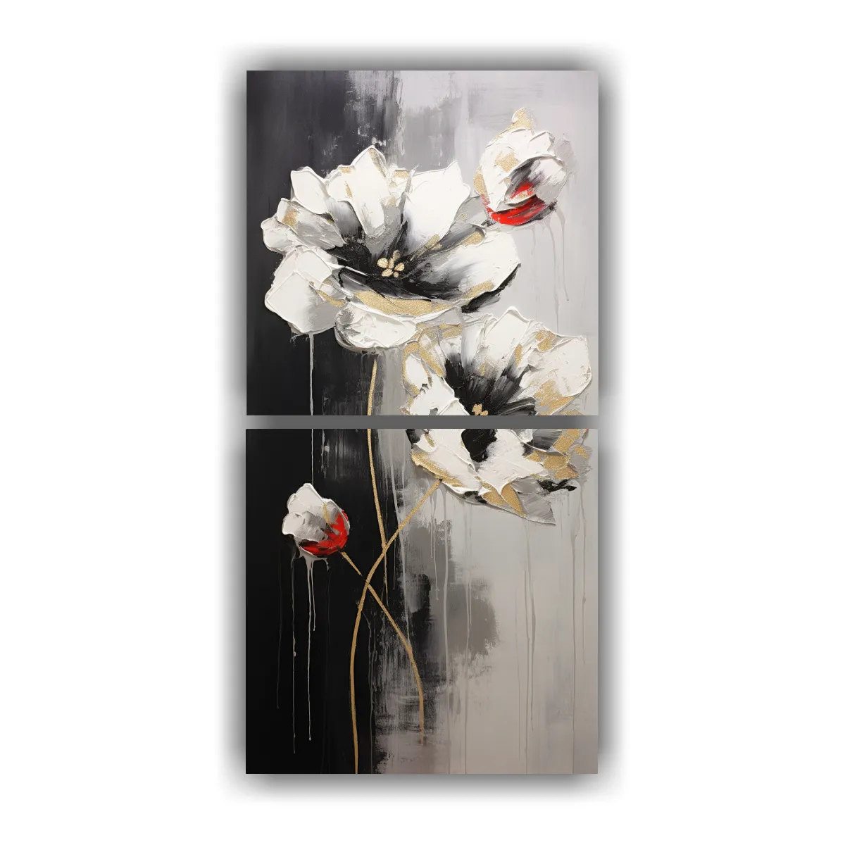 GENERICO - Pintura Sobre Lienzo Estilo Decorativo Con Imagen 20x40 Cm