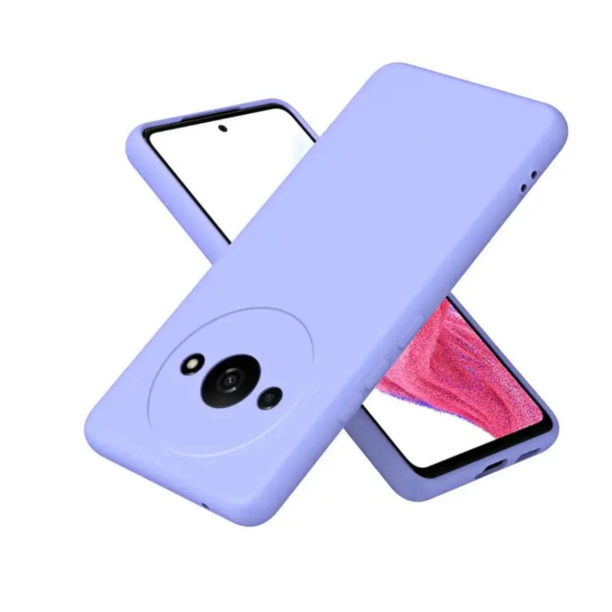 GENERICO - Carcasa Funda Color Para Xiaomi Redmi A3 - Lila