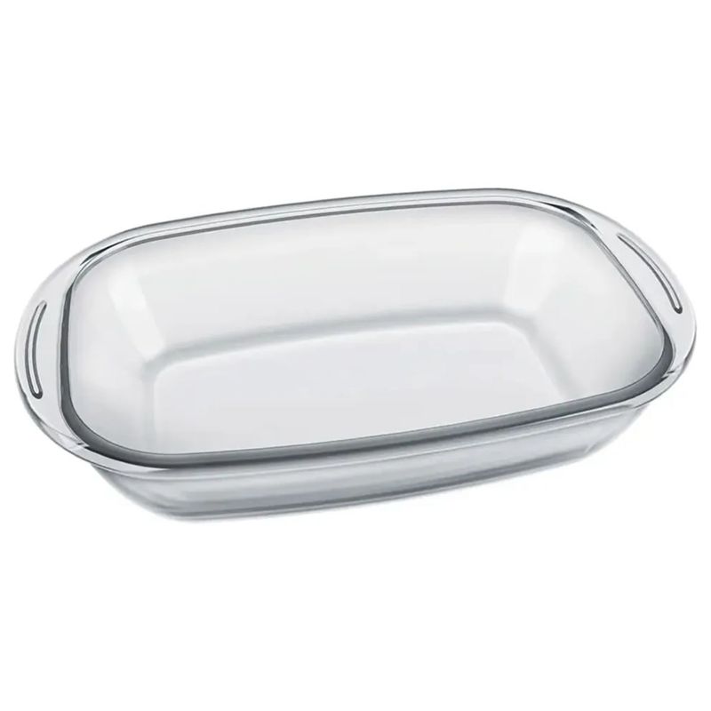 SEMPRE - Bandeja Rectangular Mediana Vidrio Templado 3 Litros Sempre
