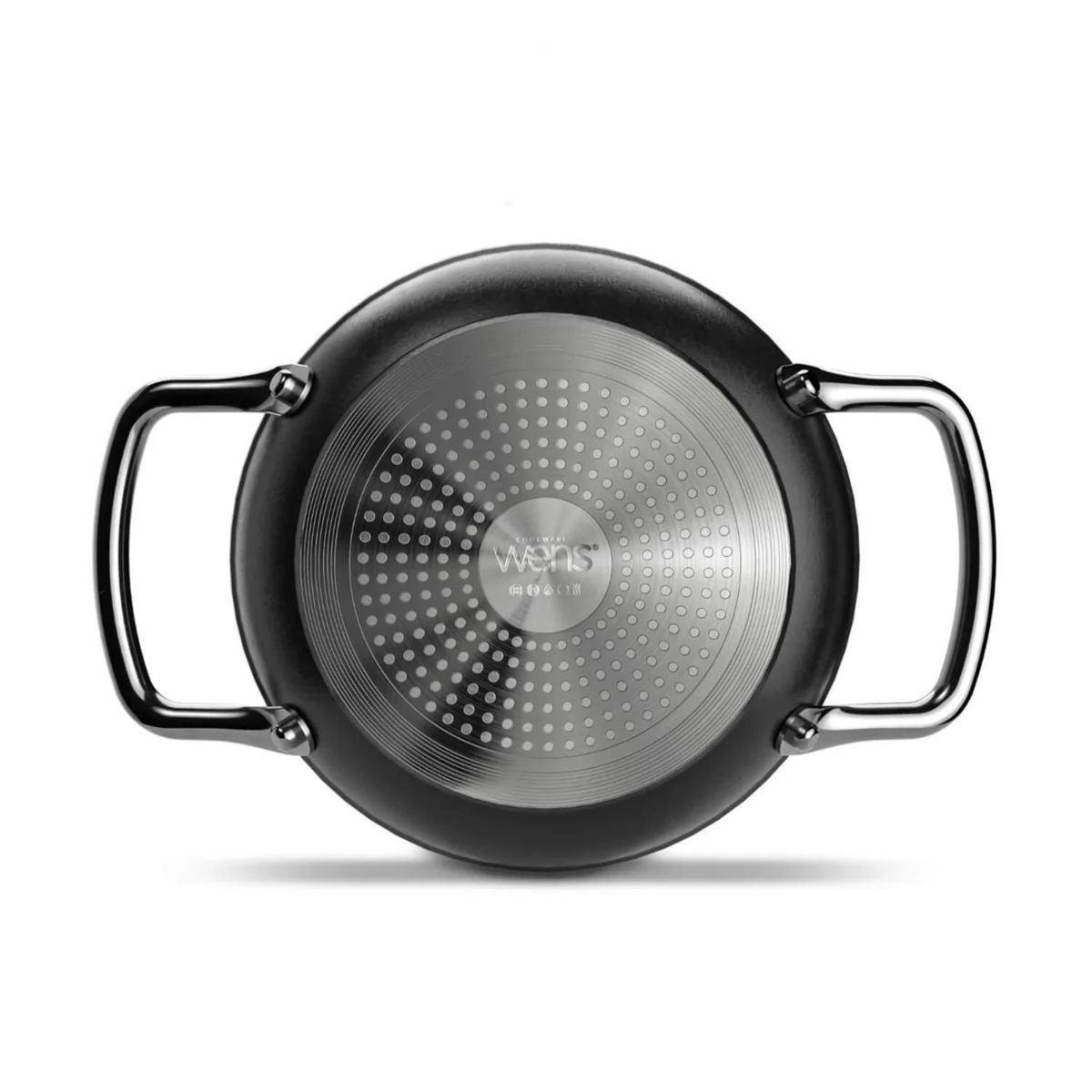 WENS - Paila Aluminio Forjado Wens Antiadherente Cocina 18cm Negro