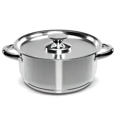 WENS - Cacerola Olla 7 Litros Acero Inoxidable 26cm De Cocina