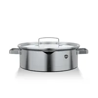 Cacerola Olla Acero Inoxidable De Cocina 24cm Tapa
