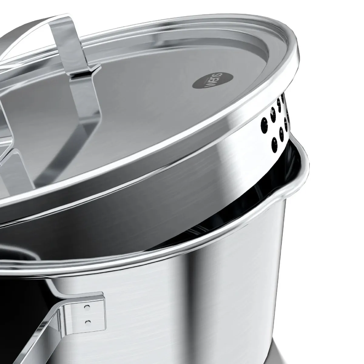 WENS - Cacerola Olla Wens Acero Inoxidable De Cocina 24cm Tapa