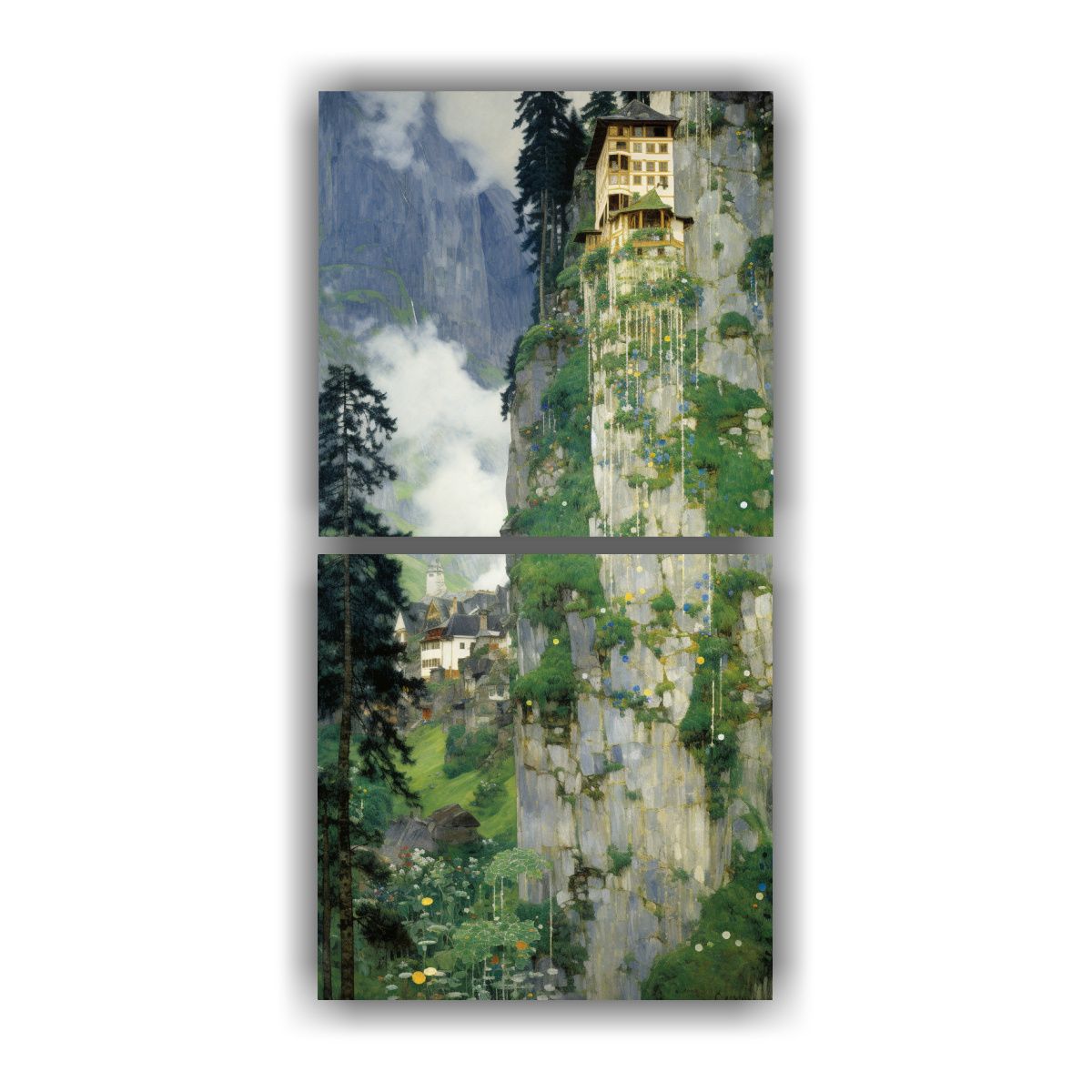 GENERICO - Arte Paisajístico Inédito De Gustav Klimt 50x100 Cm