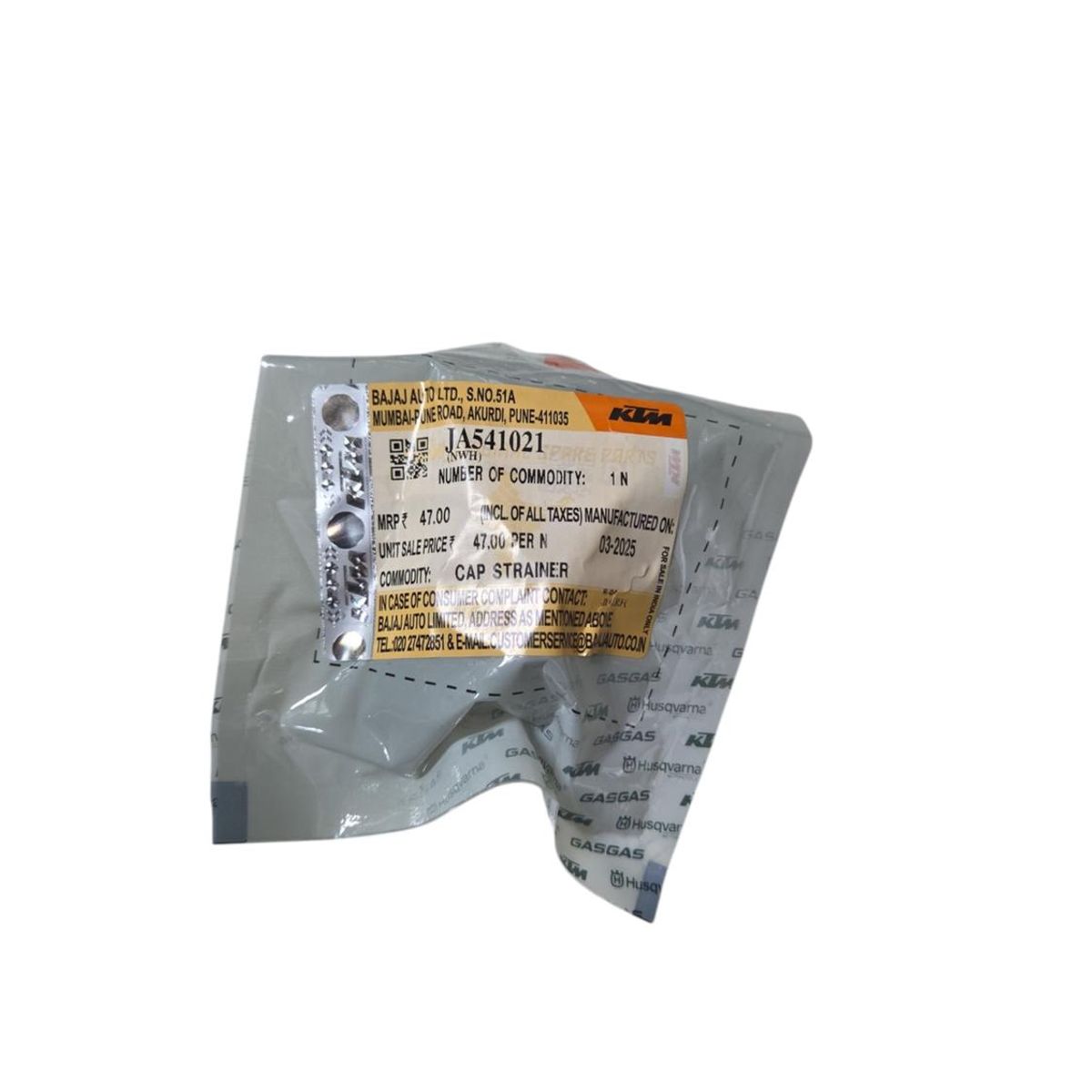 GENERICO - Tapon Carter Moto Bajaj Serie 135/160/200/250/400 Original