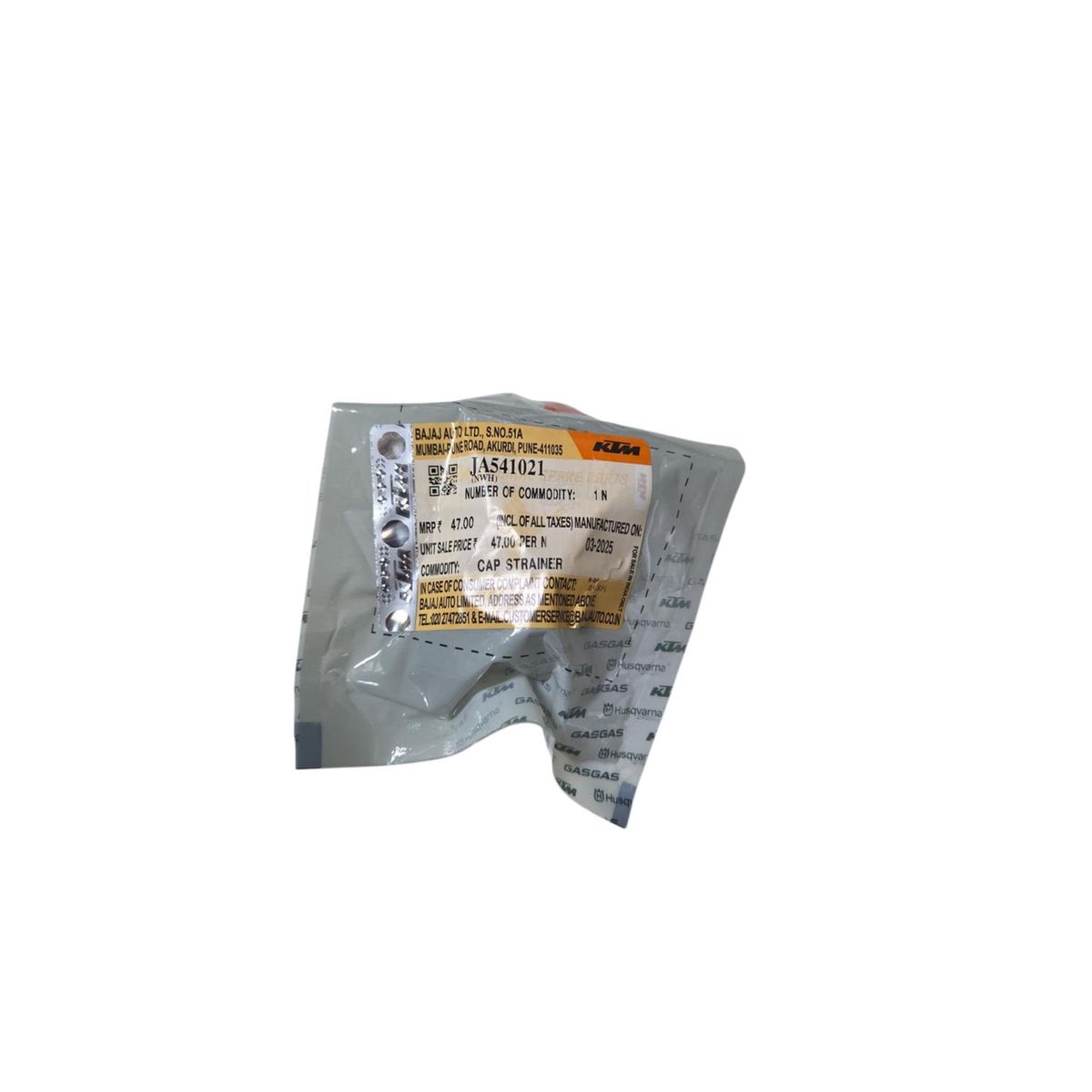 GENERICO - Tapon Carter Moto Bajaj Serie 135/160/200/250/400 Original