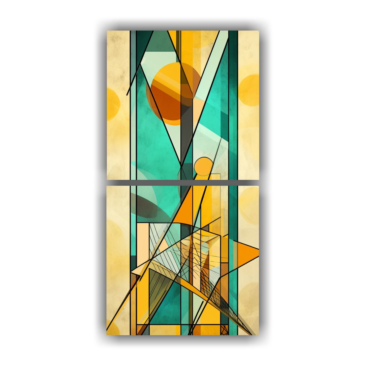 GENERICO - Conjunto De Lienzos De Tela Vintage Con Arte 60x120 Cm