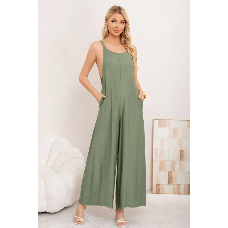 MPROPIA - Enterito Casual Mujer Pabilos Ajustable Liso Premium 3357