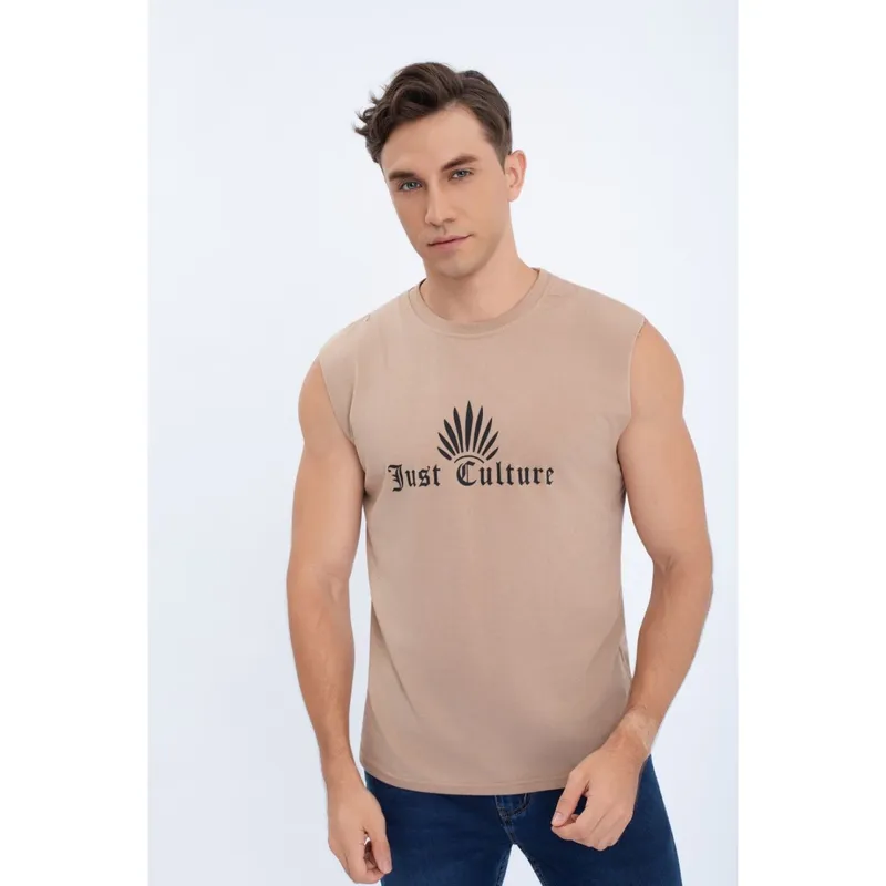 MPROPIA - Polera Musculosa Hombre Sin Mangas Diseño Colores 7603