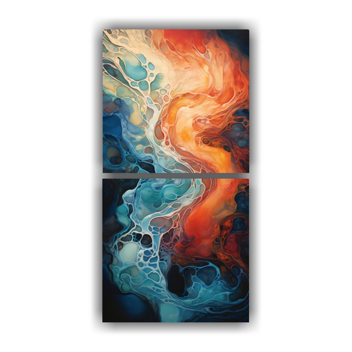 GENERICO - Pintura Decorativa Acuarela Gama De Colores En 40x80 Cm