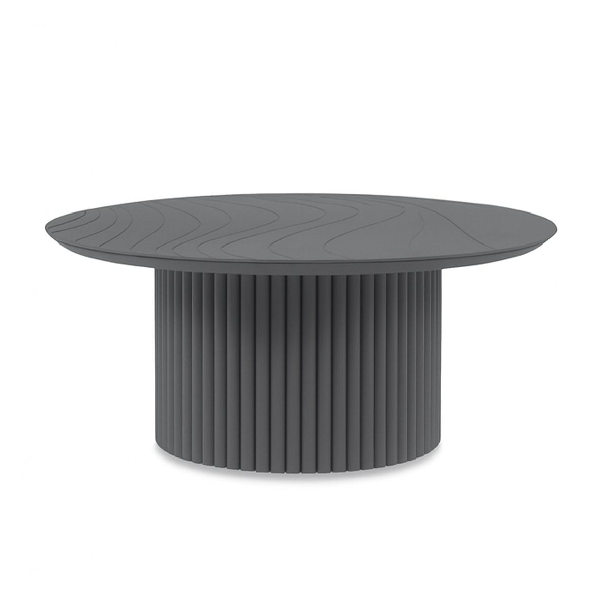 AMERITEX - Mesa de Centro Terraza Olsen Gris M