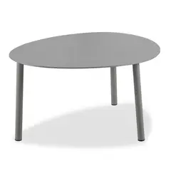 AMERITEX - Mesa de Centro Terraza Satellite Gris M