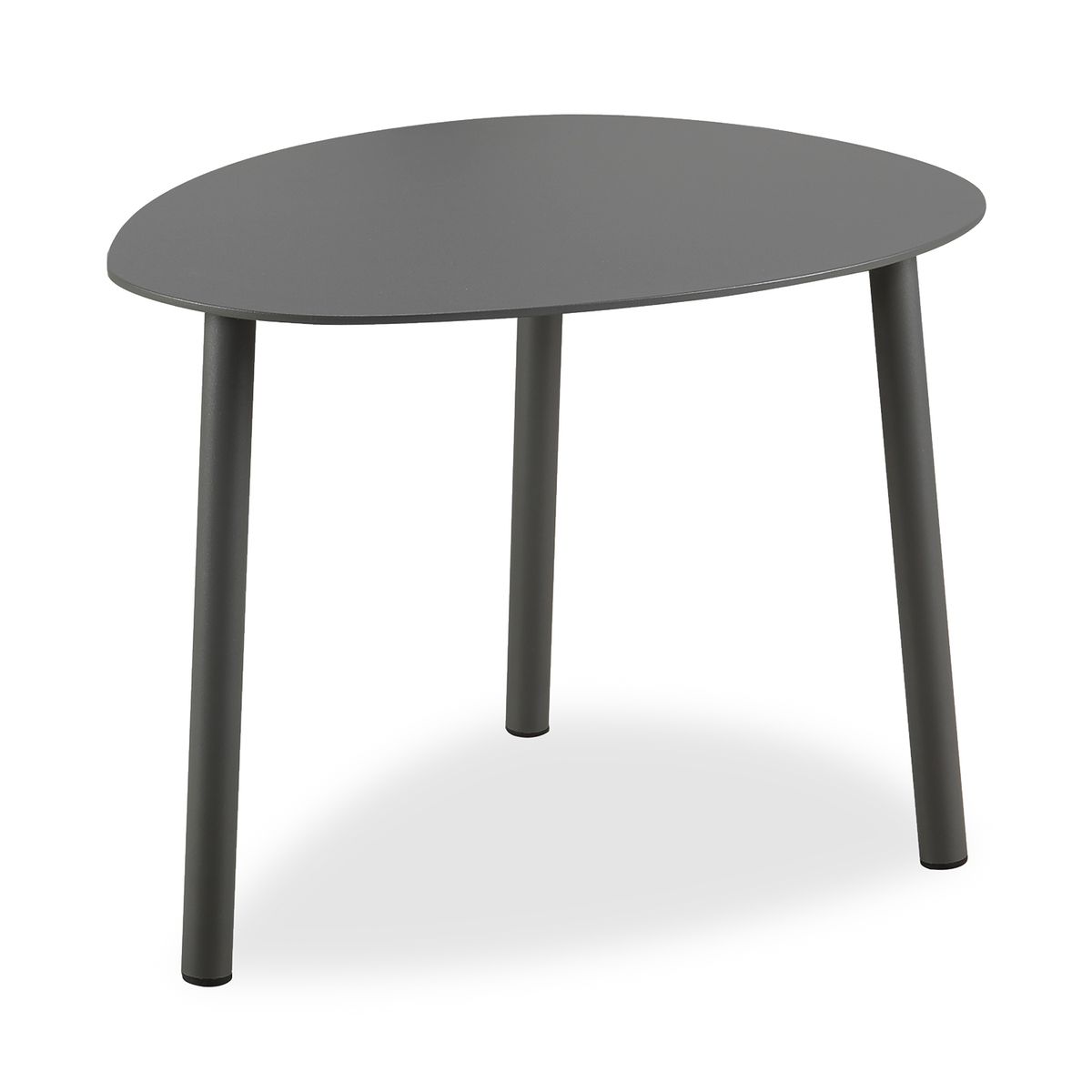 AMERITEX - Mesa de Centro Terraza Satellite Gris Oscuro S