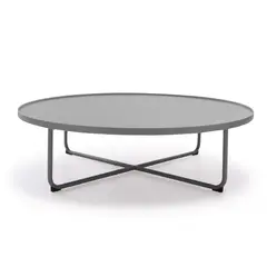AMERITEX - Mesa de Centro Terraza Topsy Gris