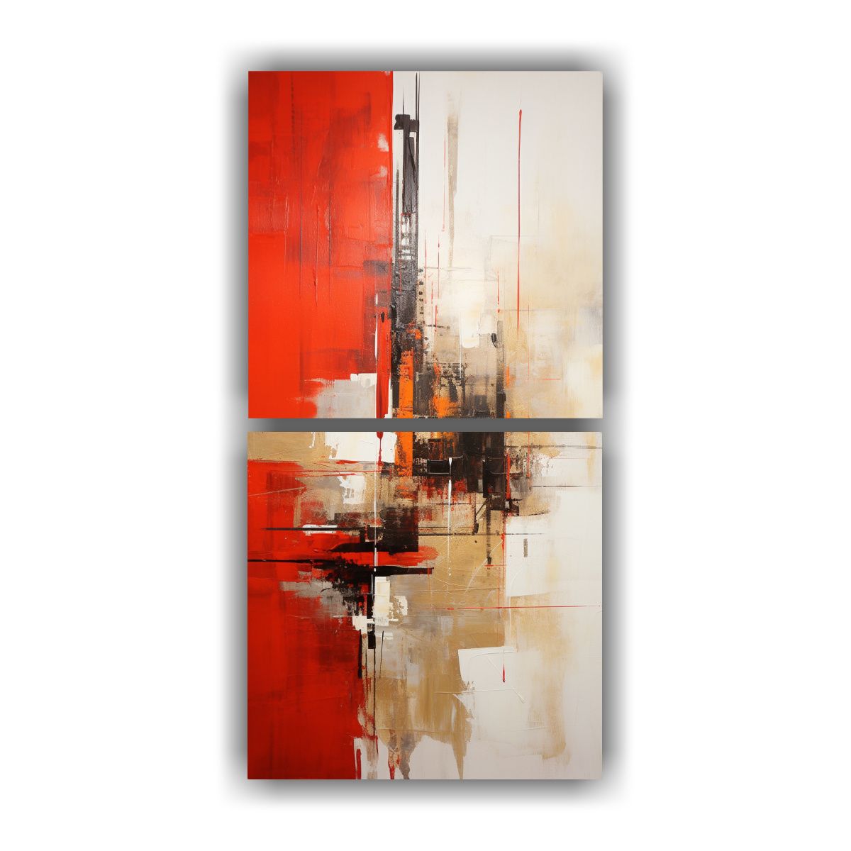 GENERICO - Comprar Pinturas Abstractas En Bastidor Temática 20x40 Cm