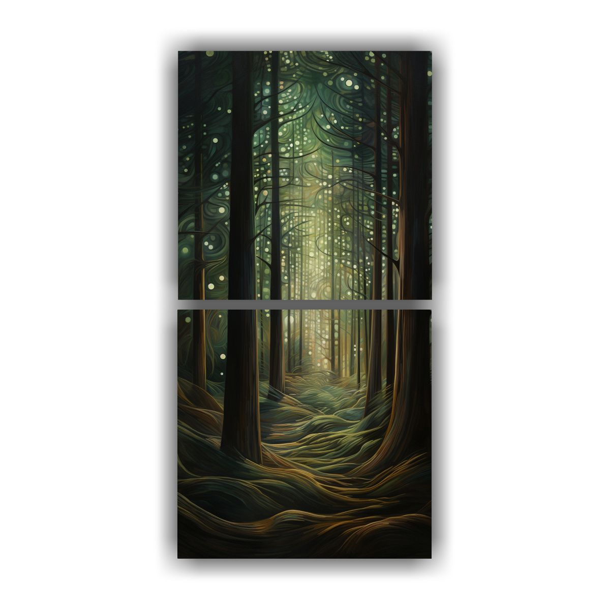 GENERICO - Pinturas Decorativas Inspiradas En Patrones 50x100 Cm