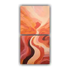 GENERICO - Pinturas Decorativas Con Asombroso Diseño De 20x40 Cm