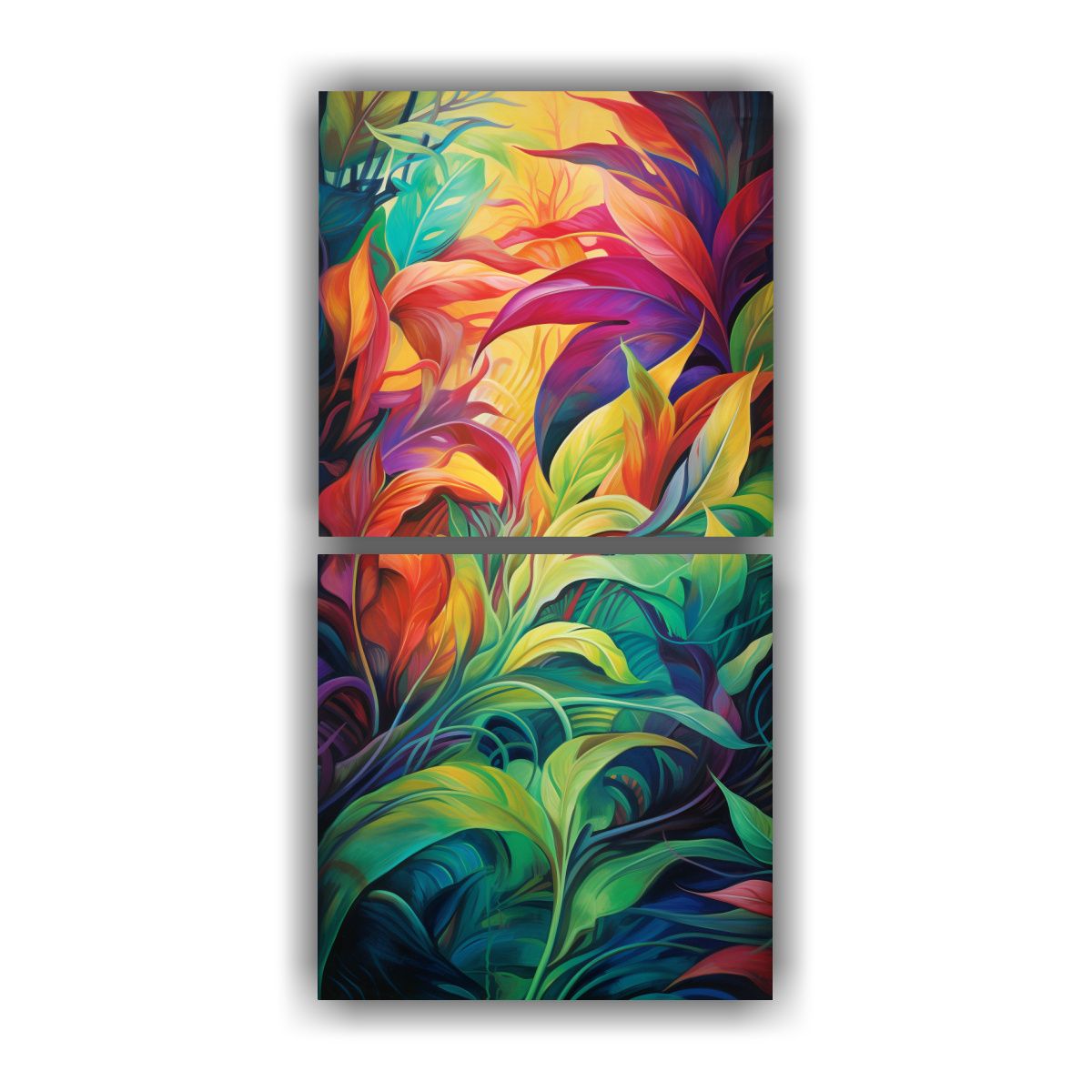 GENERICO - Cuadros Modernos Estéticos Con Patrones 30x60 Cm