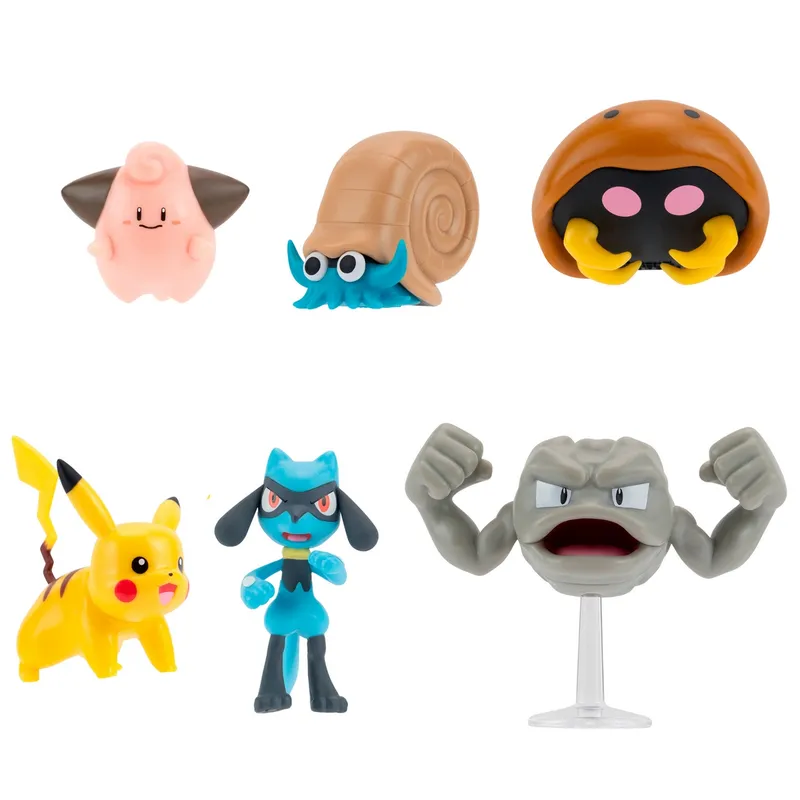 POKEMON - Figuras de acción Pokémon multipack 6 figuras de batalla