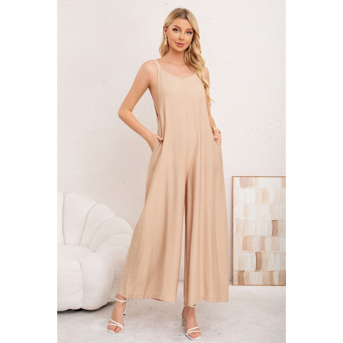 LIKE SHOP - Enterito Casual Mujer Pabilos Ajustable Liso Premium 3357