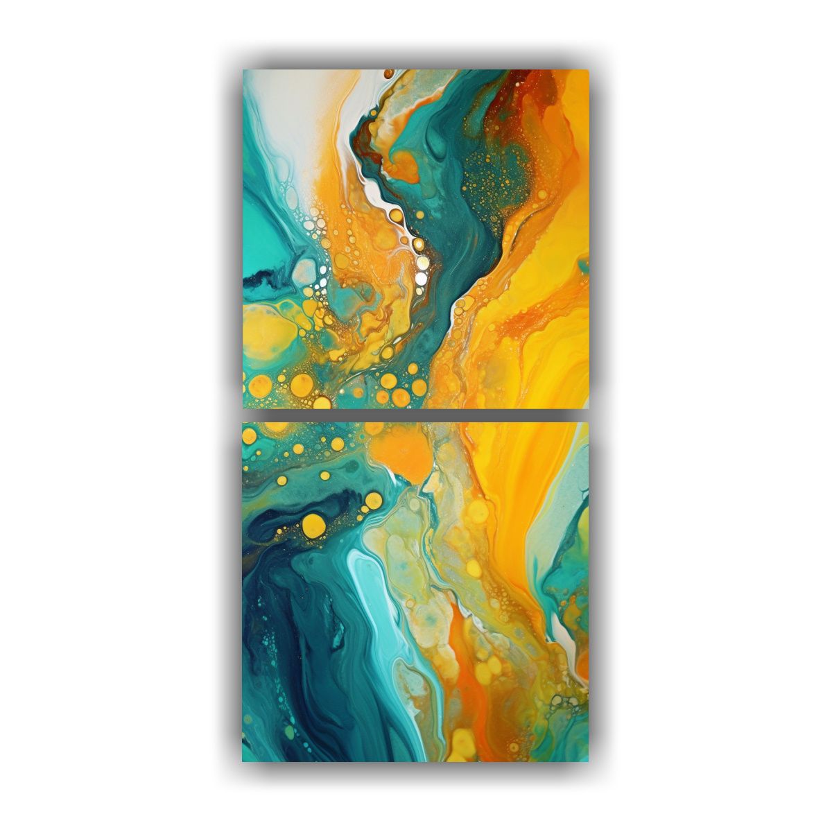 GENERICO - Pintura Creativa Con Colores Vibrantes Estilo 20x40 Cm