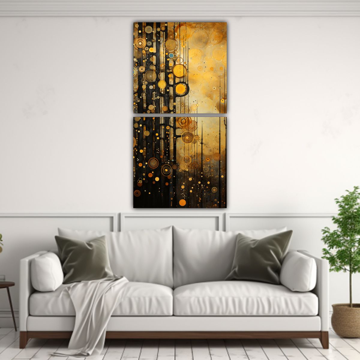 GENERICO - Artes De Pared Expresión Clásica Detalladas Y 20x40 Cm