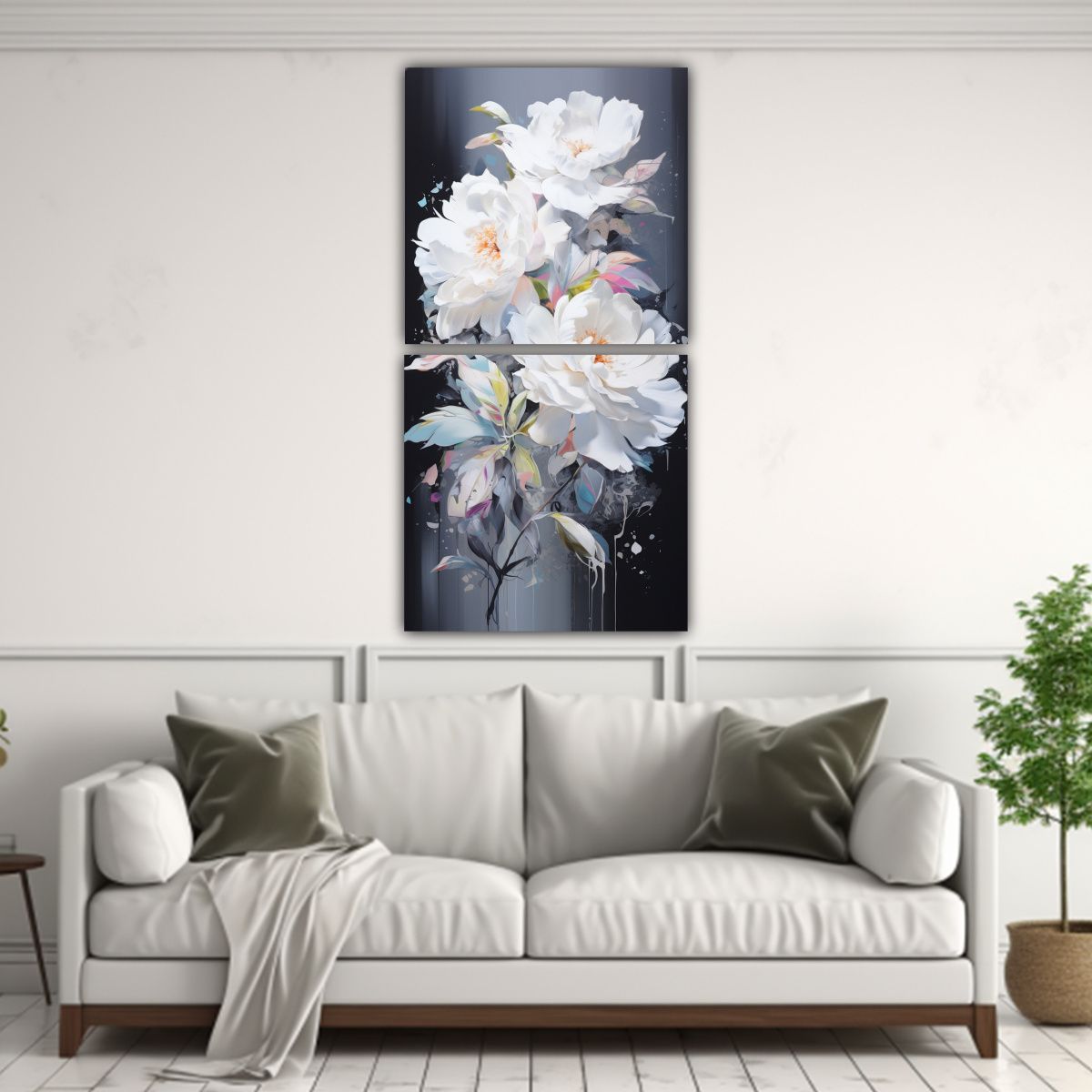 GENERICO - Pinturas Ilustrativas De Comedor Con Atmósfera 50x100 Cm