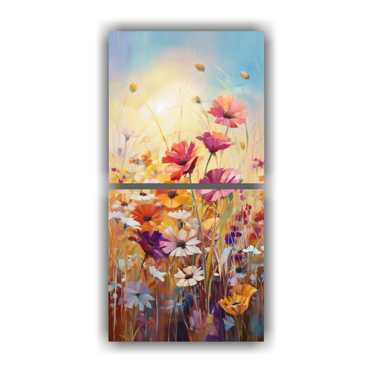 GENERICO - Lienzos De Decoración Con Representación 30x60 Cm