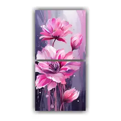 GENERICO - Dos Composiciones Hermoso Obra Maestra Neonoir 60x120 Cm