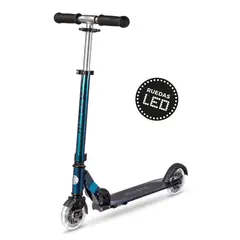 MICRO - Scooter Sprite LED Glitter Verde, Niños 6 años en adelante