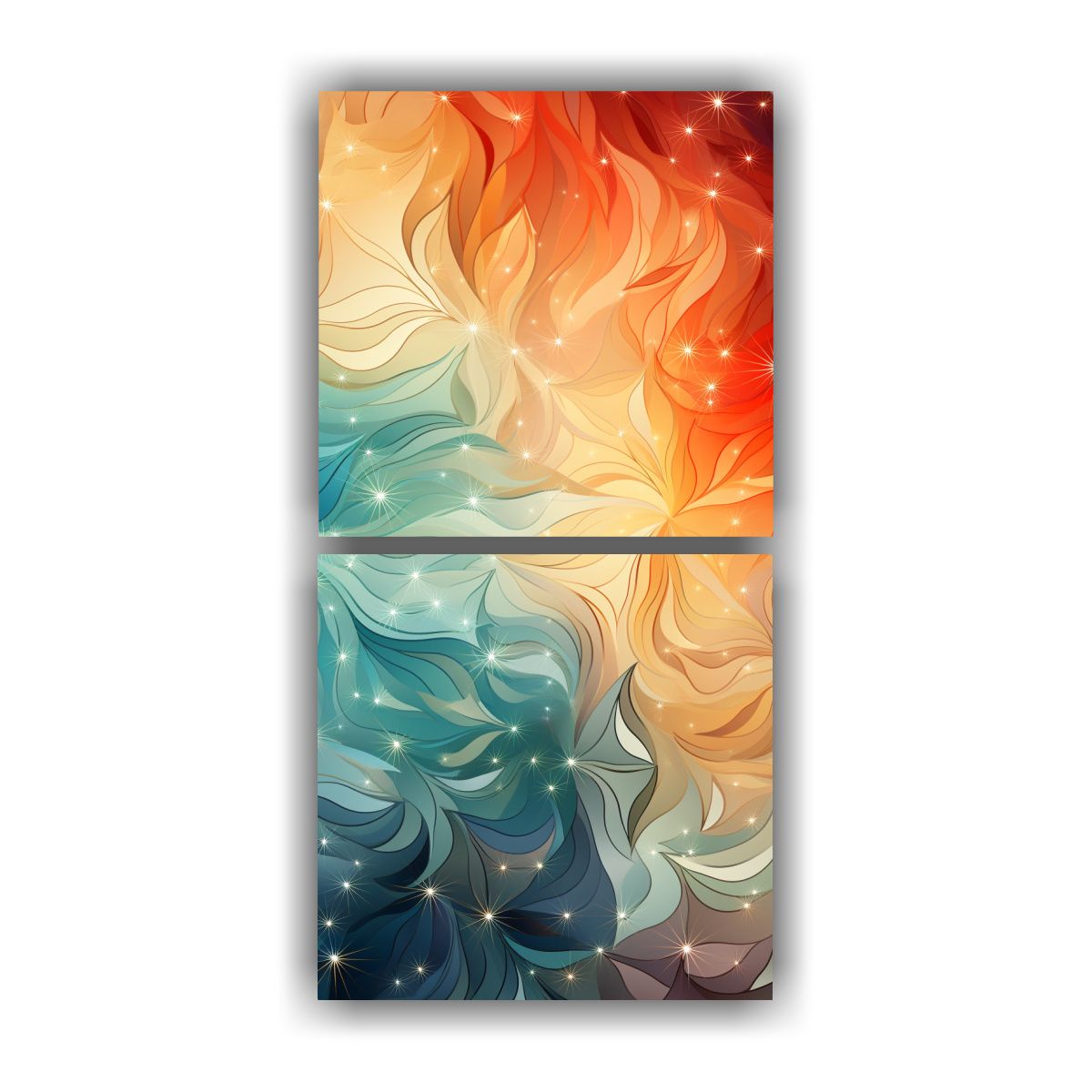 GENERICO - Conjunto De Telas Con Diseño De Fondos Digitales 40x80 Cm