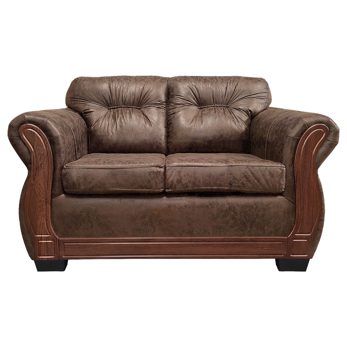 AMERICA DECORA - Sofá Con Respaldo Confortable 2 Personas Taurus Envejecido X