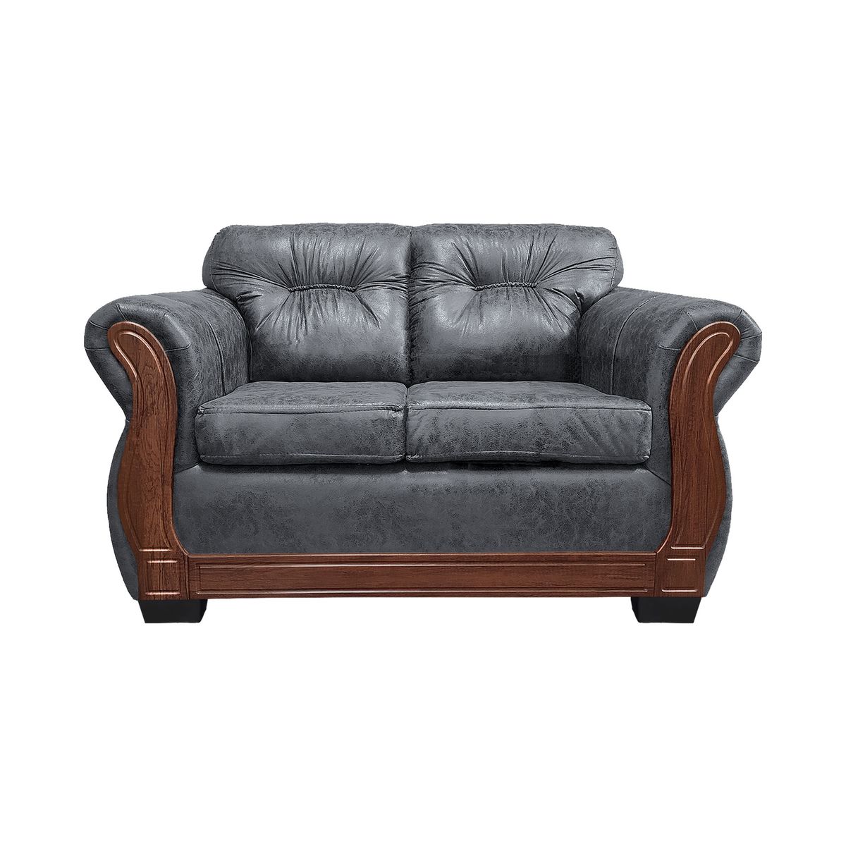 AMERICA DECORA - Sofá Con Respaldo Confortable 2 Personas Taurus Envejecido X