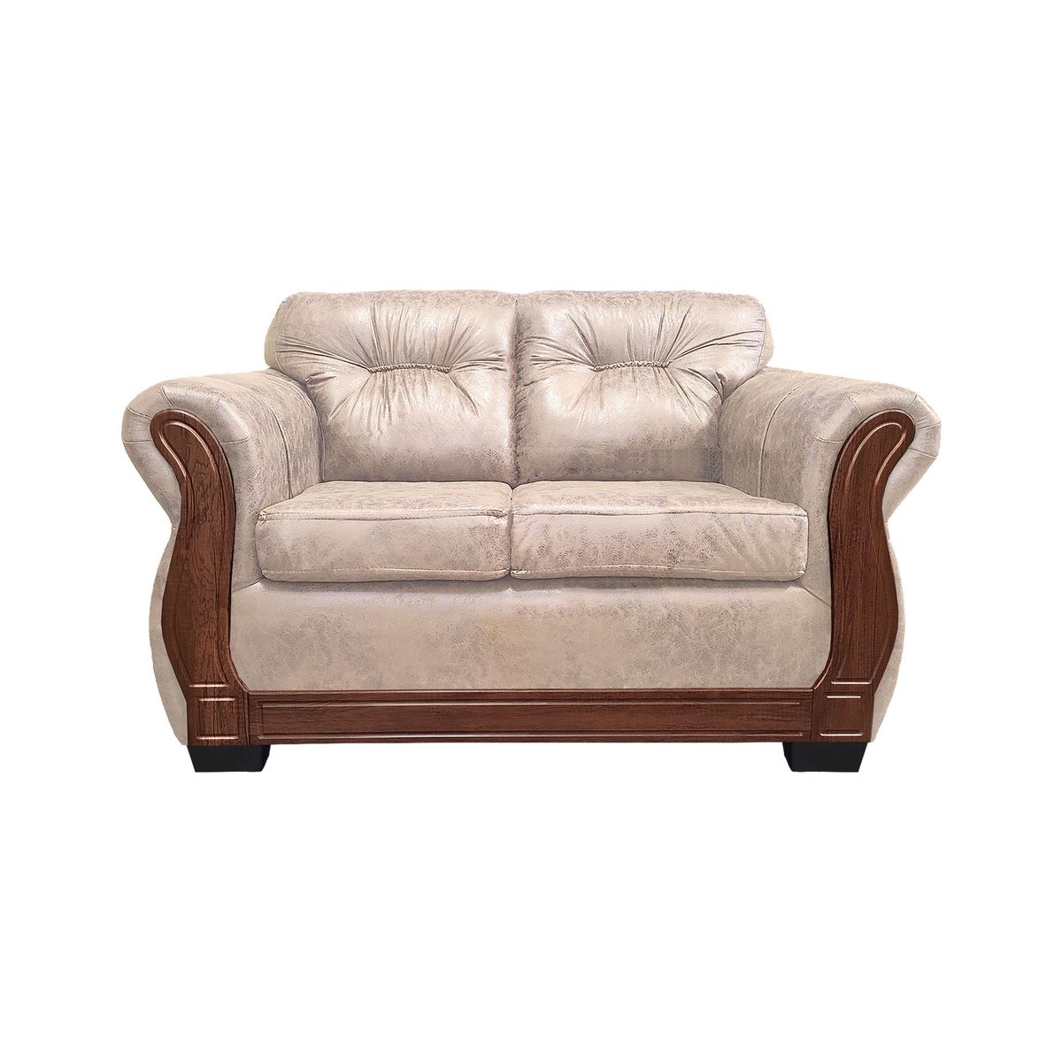 AMERICA DECORA - Sofá Con Respaldo Confortable 2 Personas Taurus Envejecido X