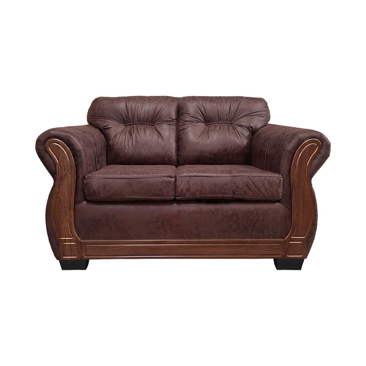 AMERICA DECORA - Sofá Con Respaldo Confortable 2 Personas Taurus Envejecido X