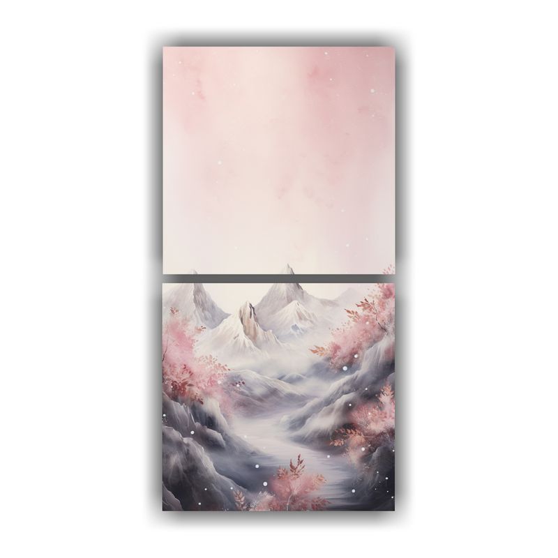 GENERICO - Paisaje De Montaña Duradero Con Estilo Elegante 50x100 Cm