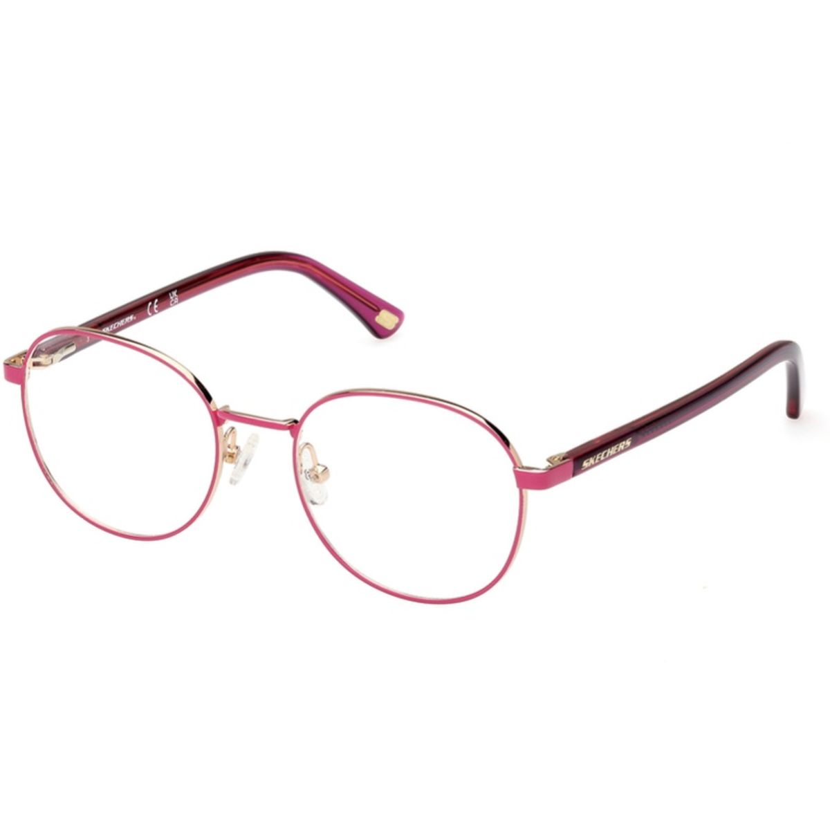 SKECHERS - Lentes Ópticos Rosado Brillante Skechers
