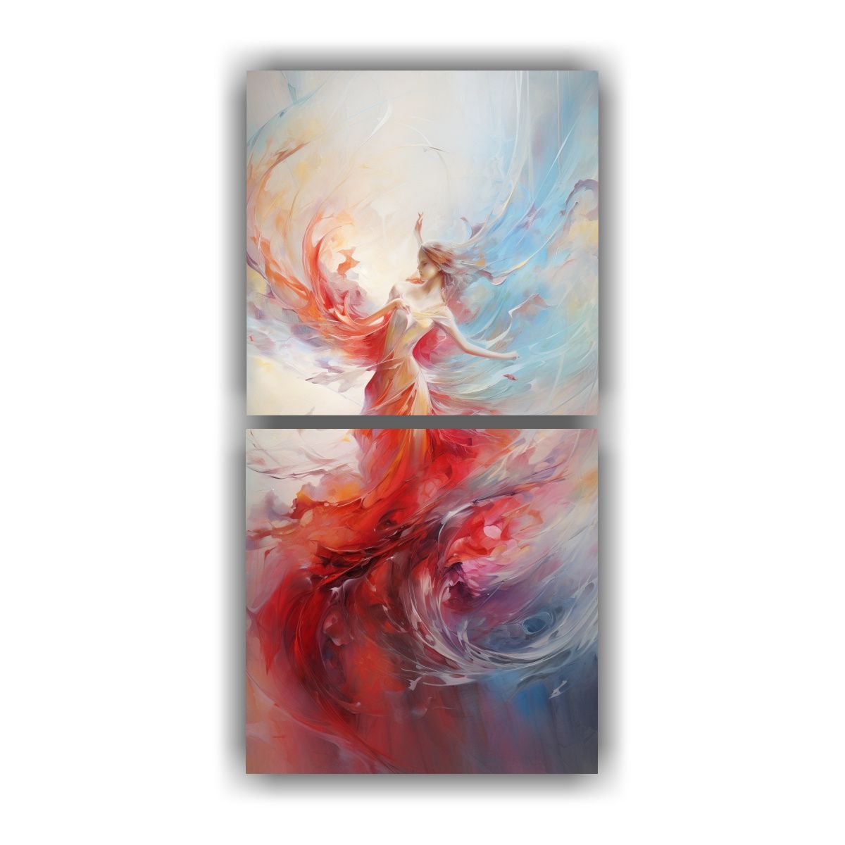 GENERICO - Cuadros Abstractos Para Decoración De Cocina 20x40 Cm