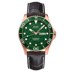 MIDO - Reloj Ocean Star 200C Cuero Café