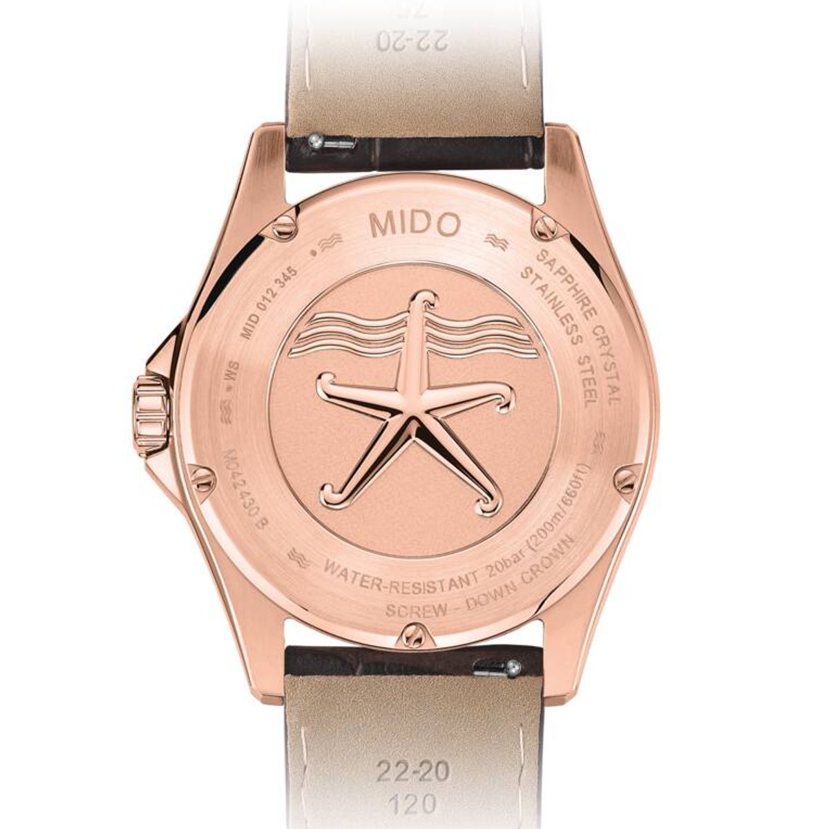MIDO - Reloj Mido Ocean Star 200C Cuero Café
