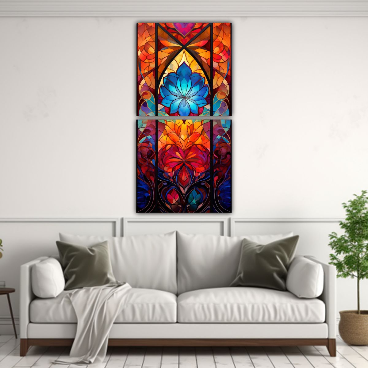 GENERICO - Pinturas Decorativas Abstractas Estilo Arte 60x120 Cm