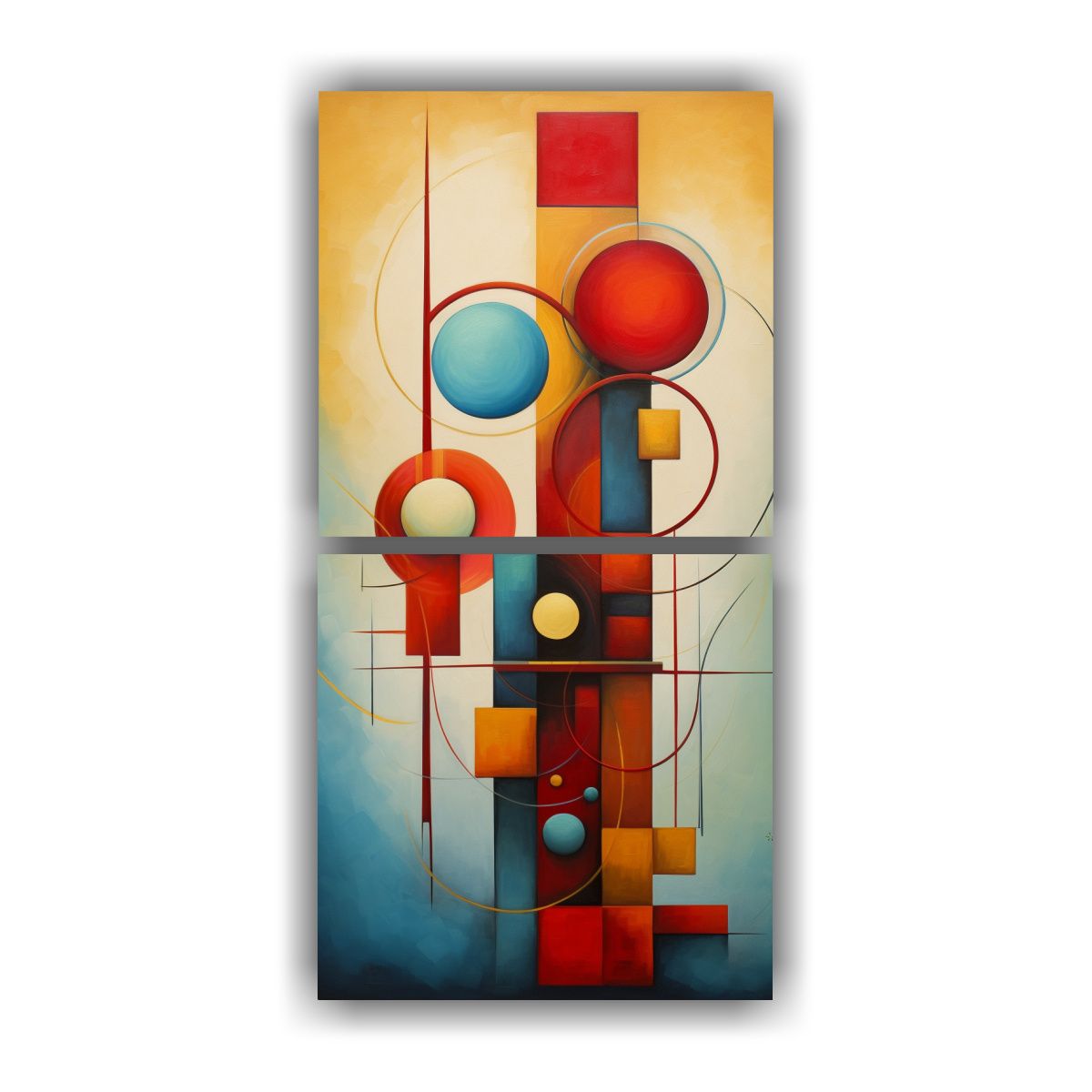 GENERICO - Pinturas Decorativas Finas Estilo Cuadro 60x120 Cm