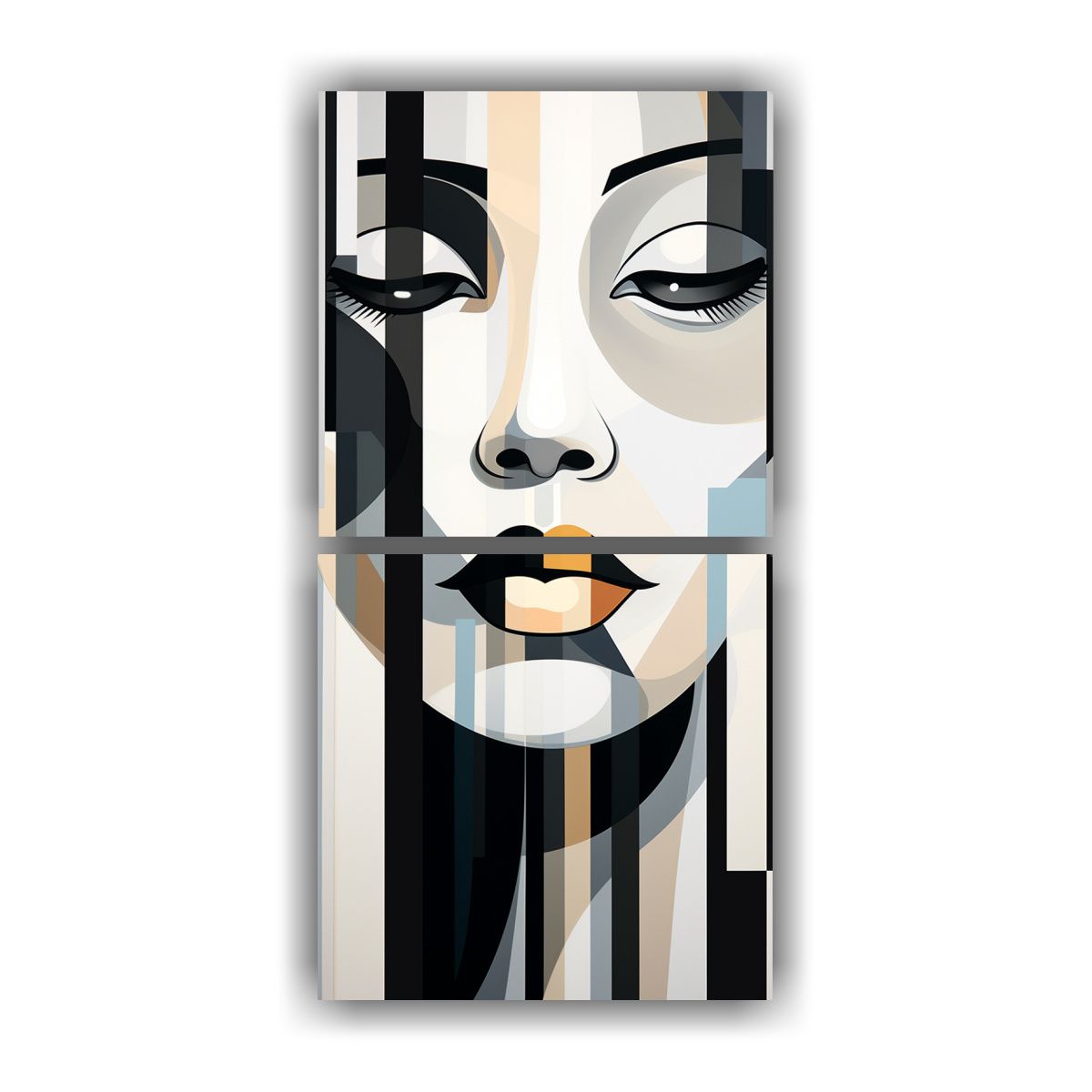 GENERICO - Pinturas Decorativas De Figuras Creativas En 20x40 Cm