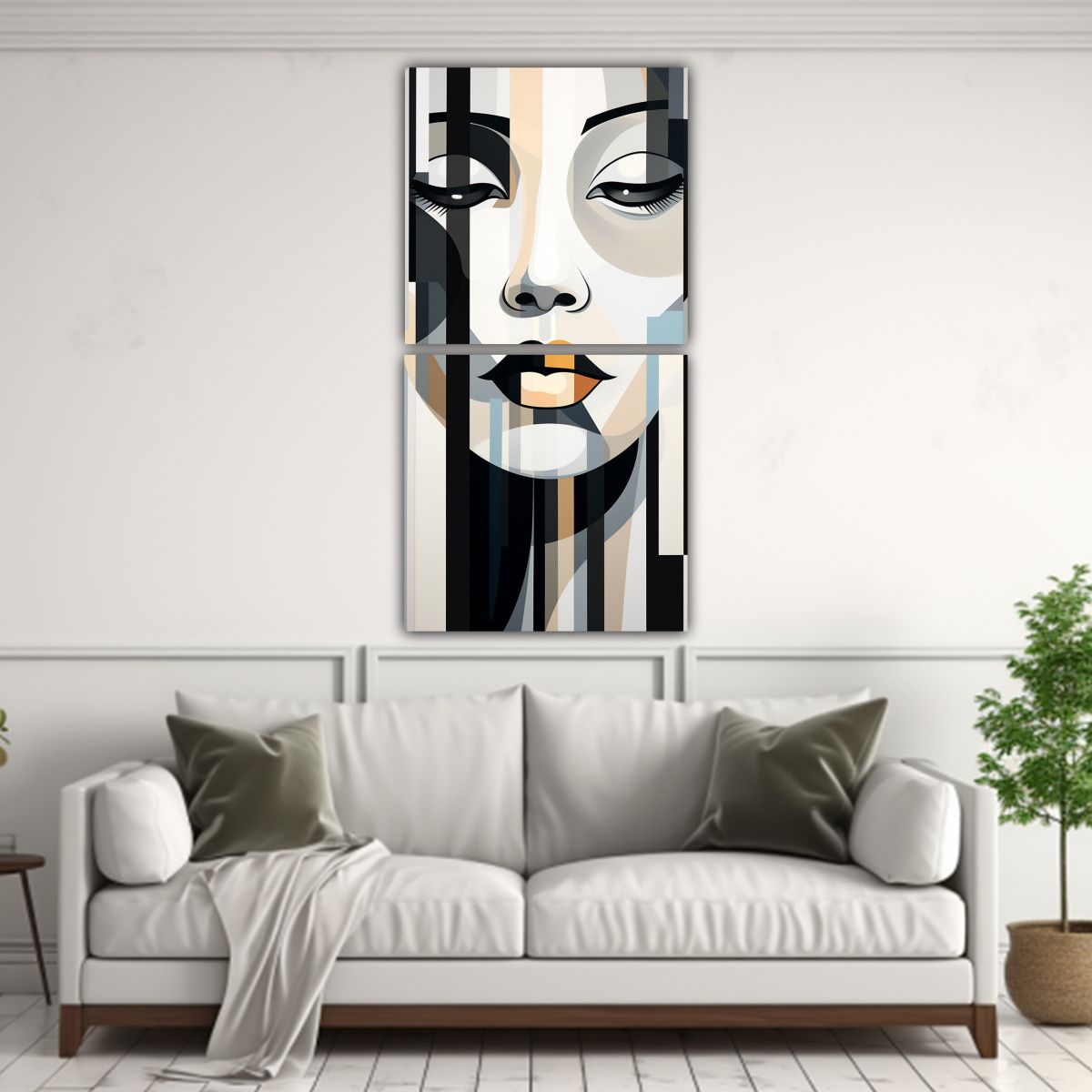 GENERICO - Pinturas Decorativas De Figuras Creativas En 20x40 Cm