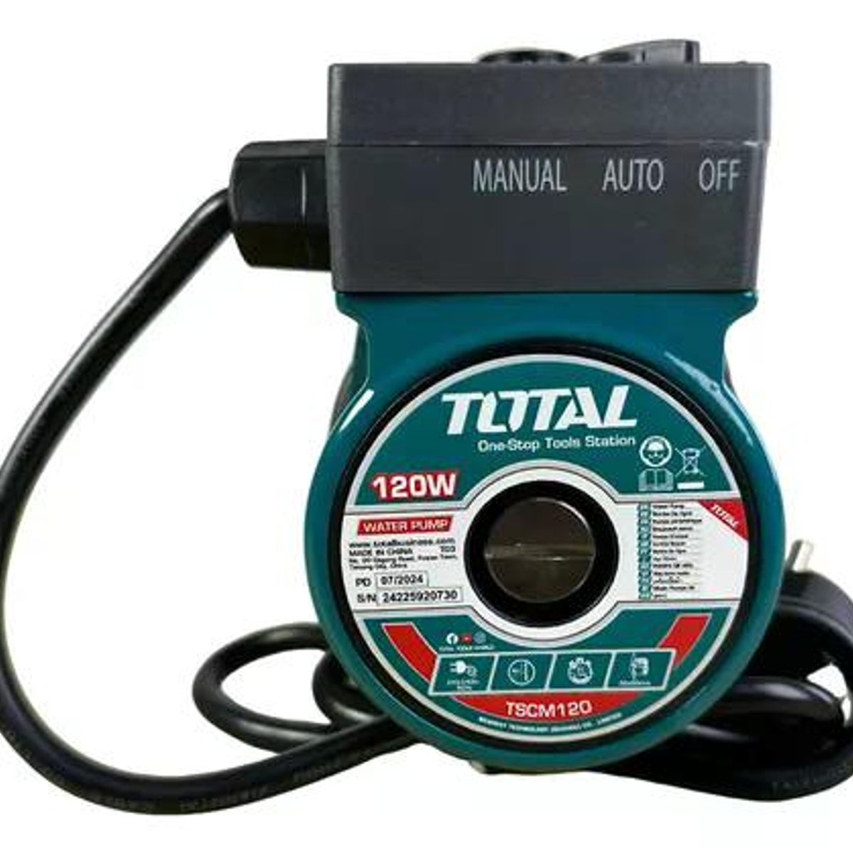 TOTAL TOOLS - BOMBA AUMENTA PRESION CALEFON 120W TOTAL TSCM120-7