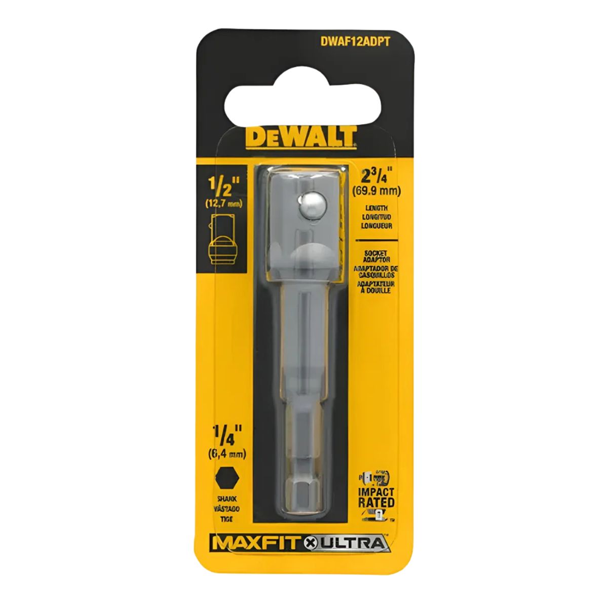 DEWALT - Adaptador De Impacto De 1/2 Dewalt DWAF12ADPT