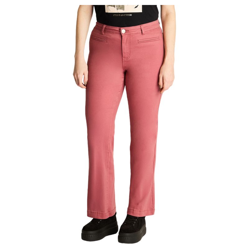 LORENZO DI PONTTI - Jeans Terracota Wide Leg