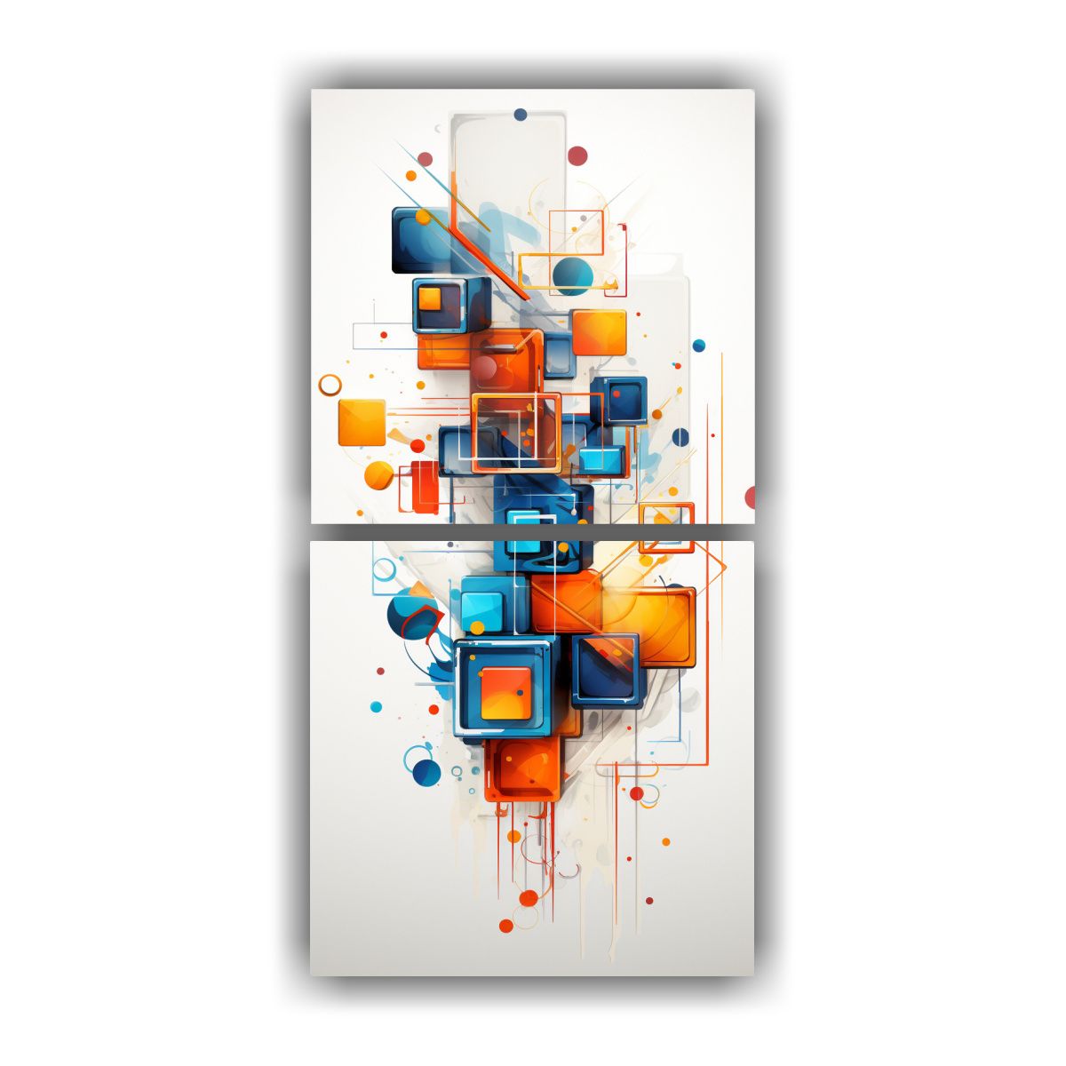 GENERICO - Dos Artes Vanguardia Modernidad Pinturas 50x100 Cm
