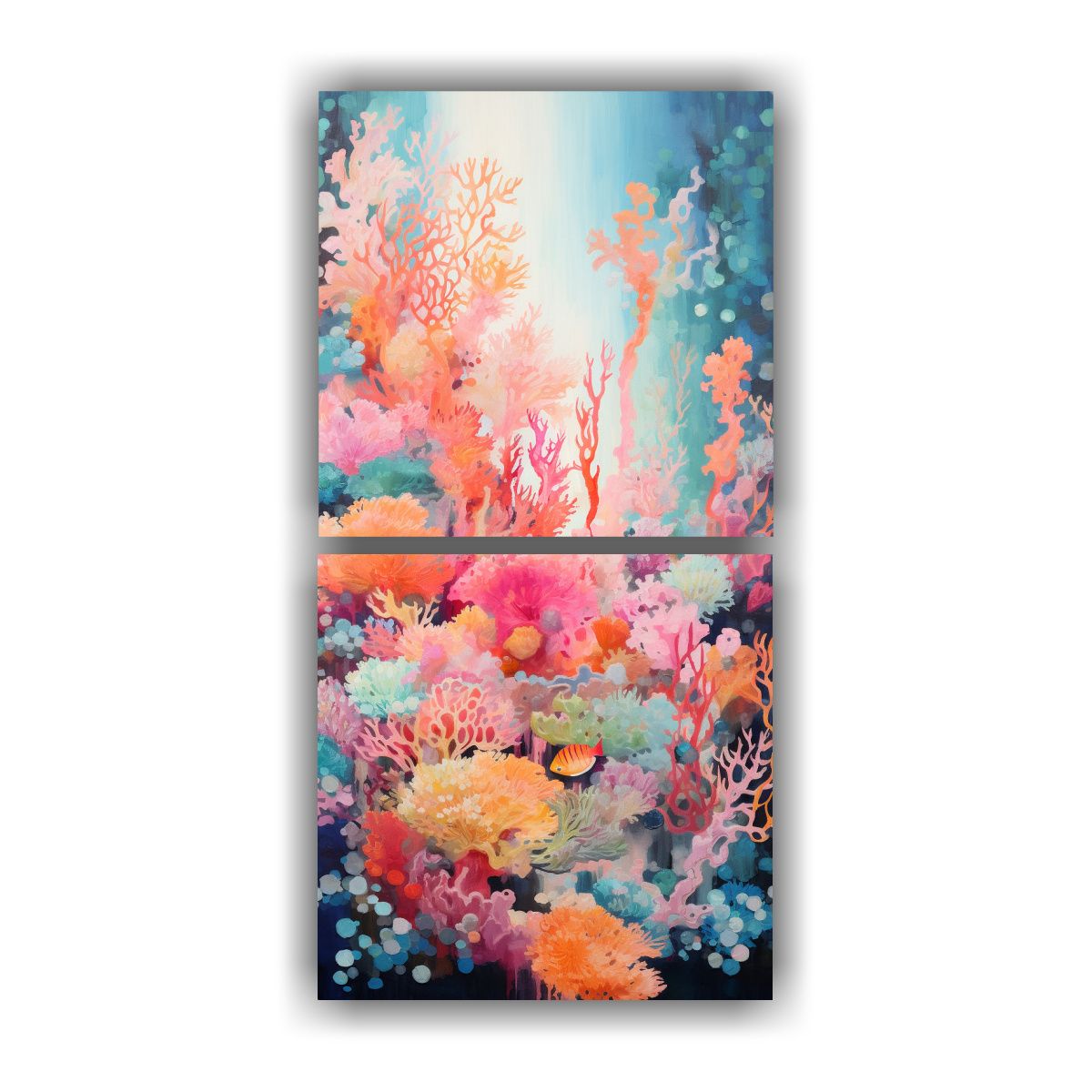 GENERICO - Cuadro Decorativo Visual Abstracto De Un Viaje A 40x80 Cm