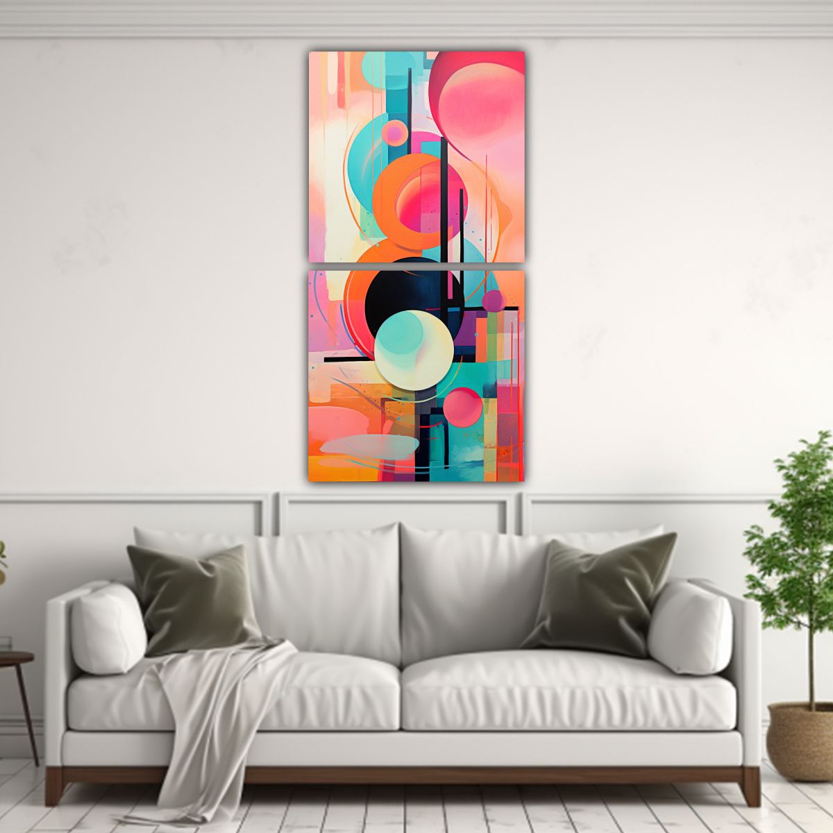 GENERICO - Pinturas Decorativas Naturales Estilo Jan Munro 50x100 Cm